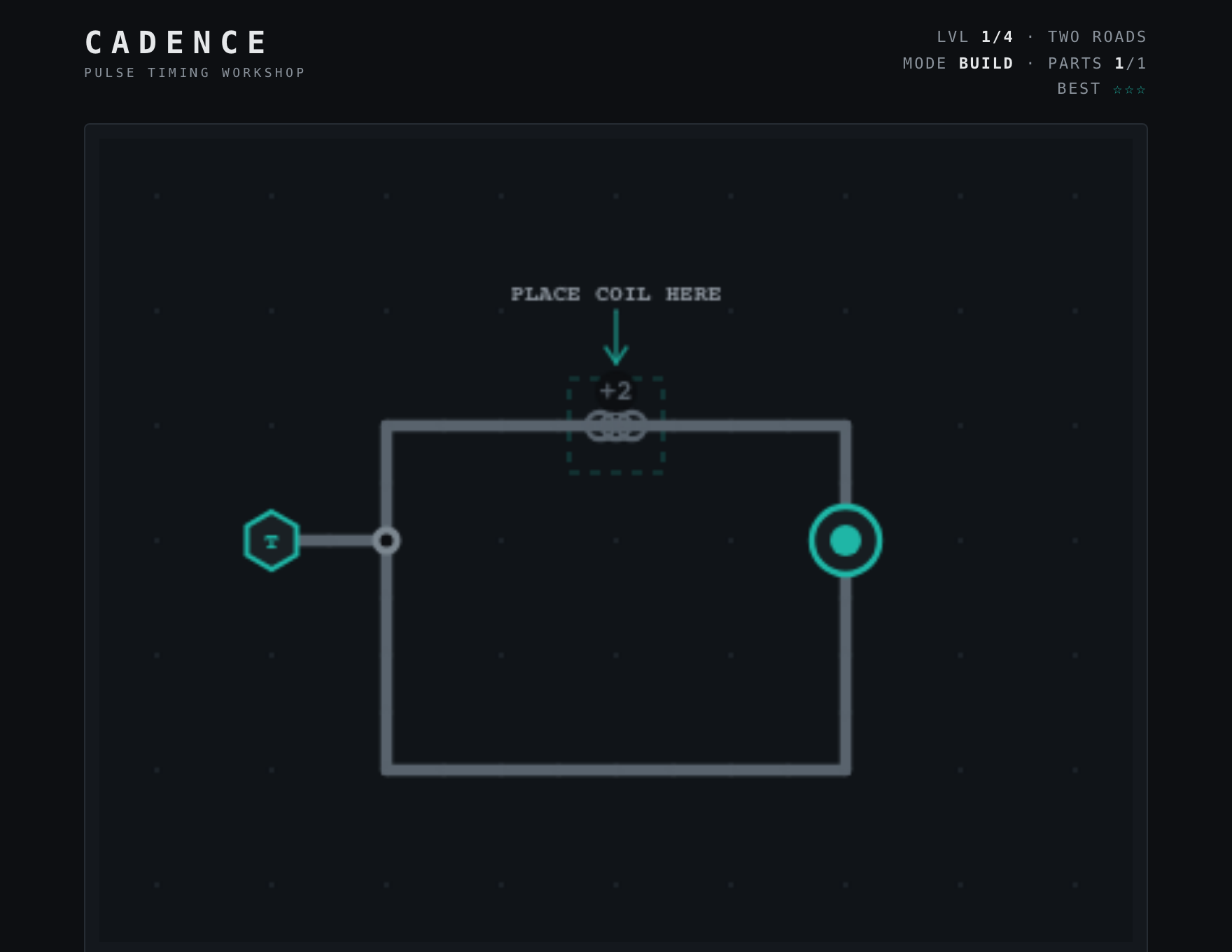 Cadence — Assembled stage of play