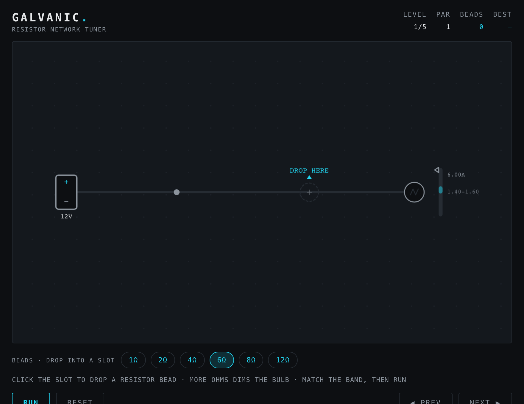 Galvanic — Build stage of play