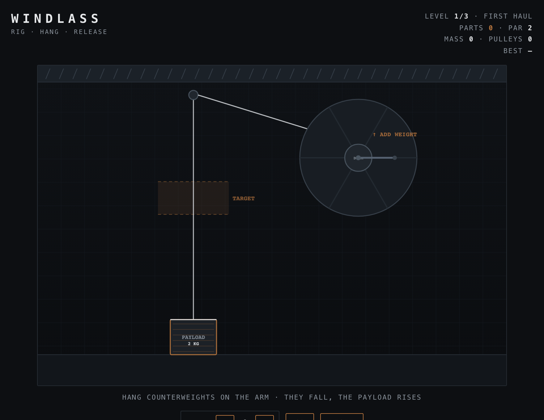 Windlass — Build stage of play