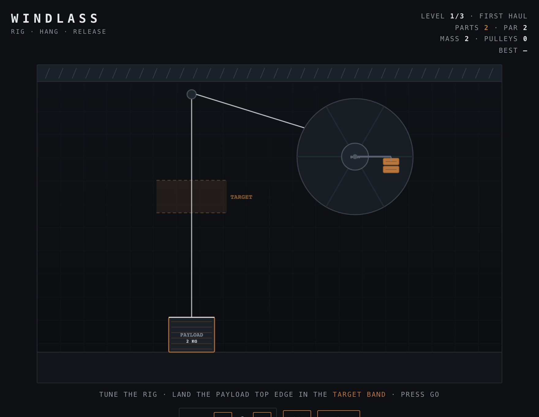Windlass — Assembled stage of play