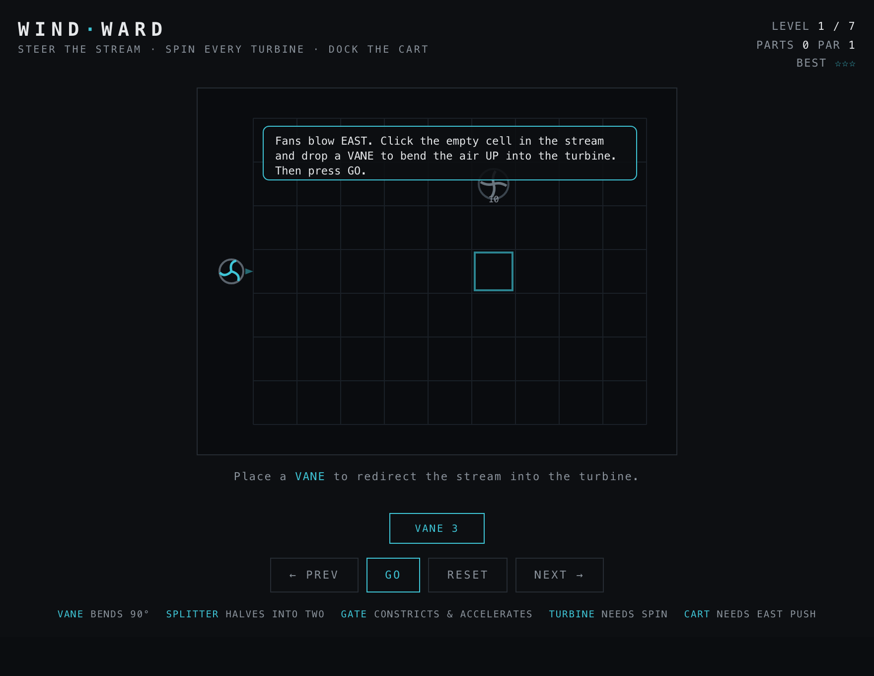Windward — Build stage of play