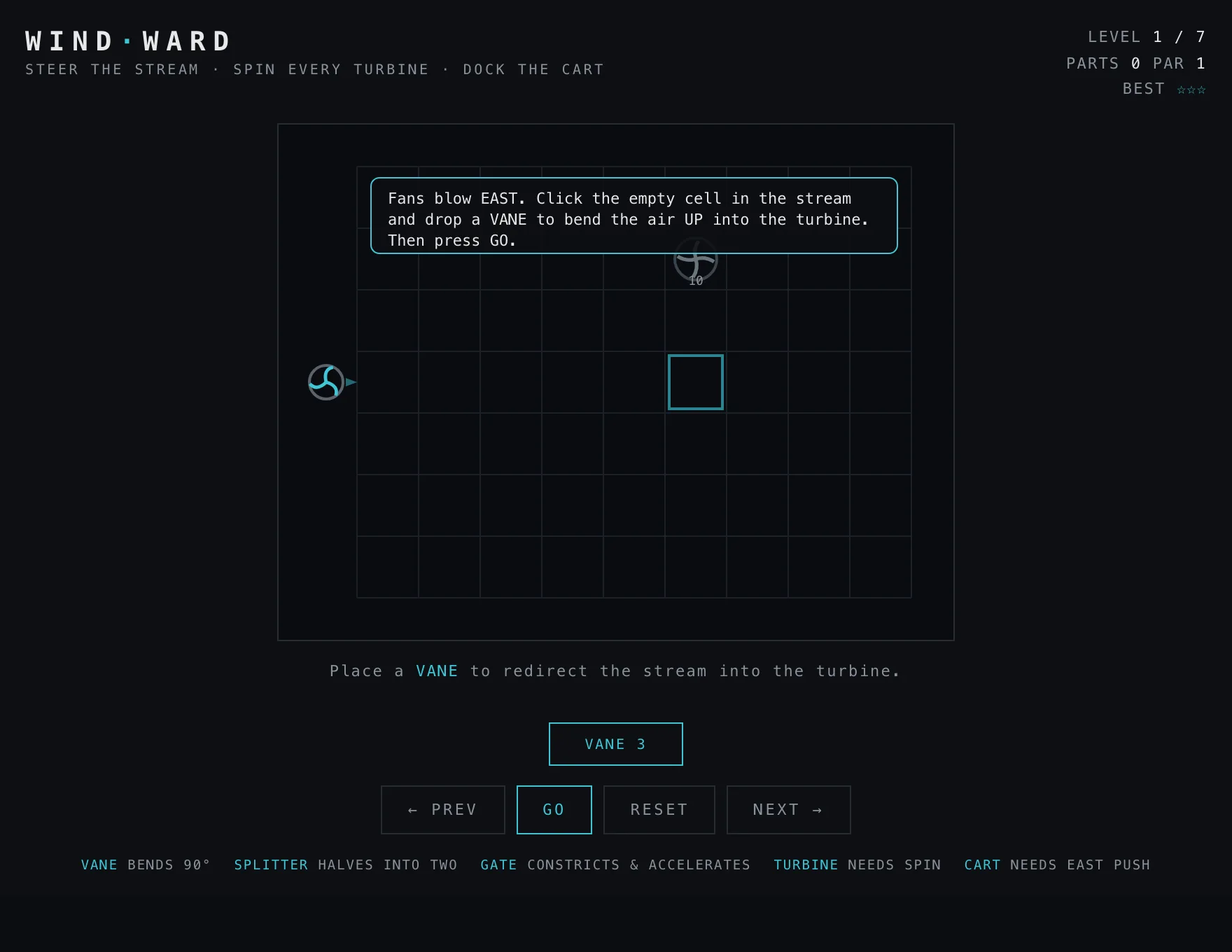 Windward — Build stage of play