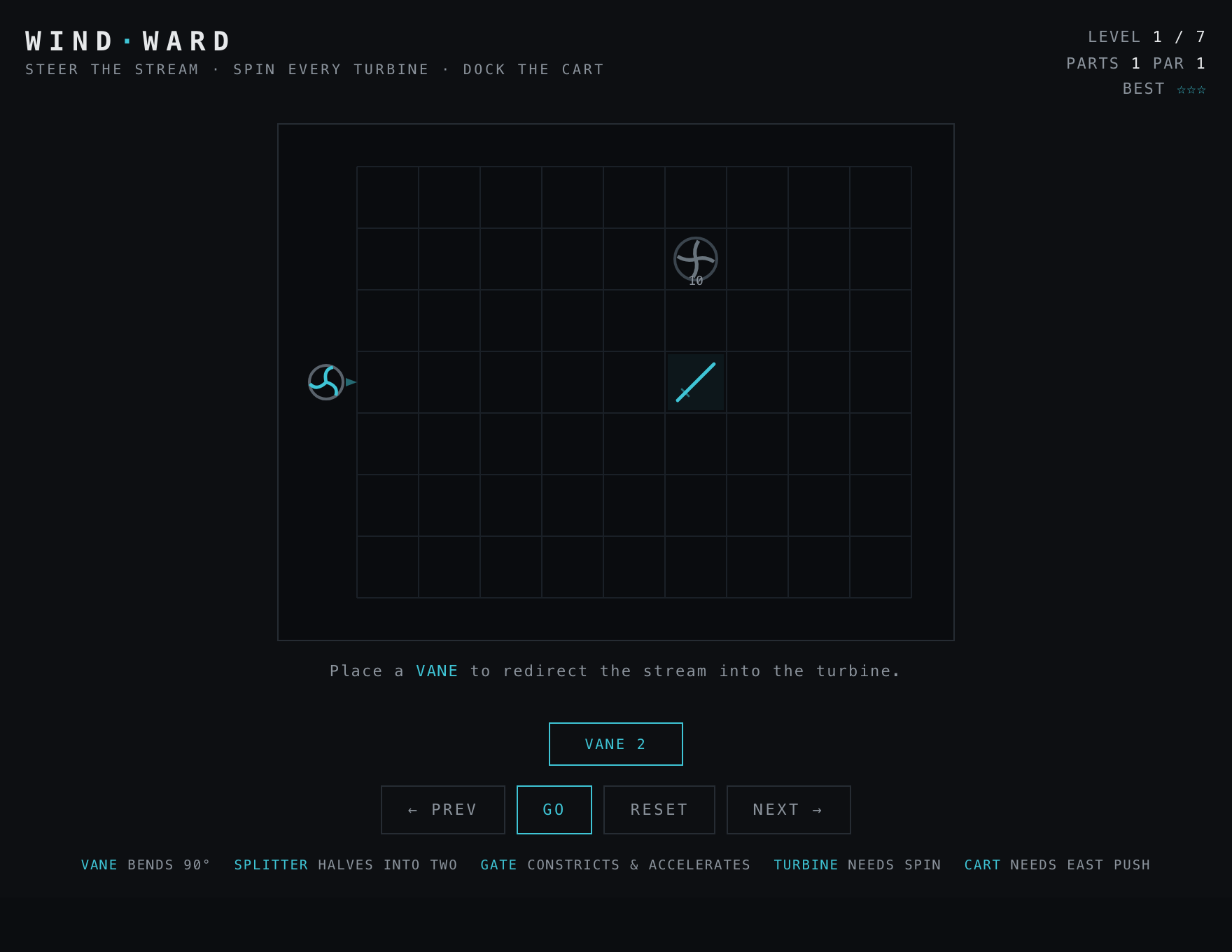 Windward — Assembled stage of play