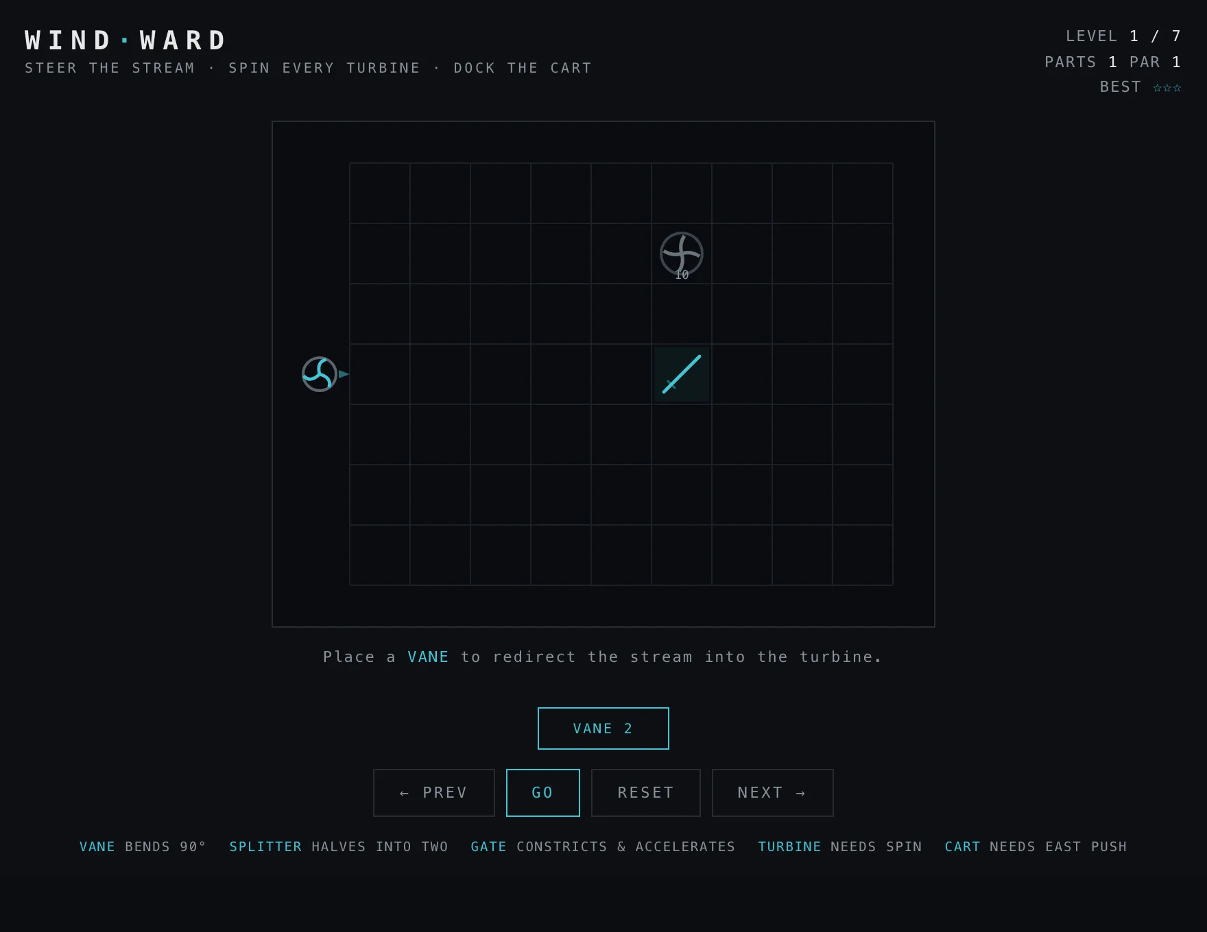 Windward — Assembled stage of play